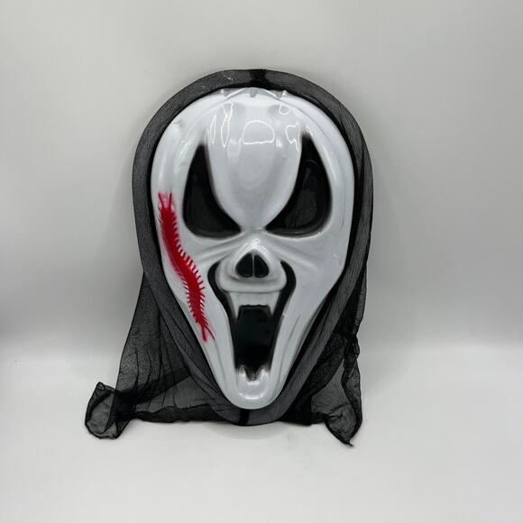 Ghost Mask, Devil Mask, Halloween Grim Reaper Mask, Party Supplies - Picture 1 of 5